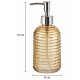 Porta Sabonete Líquido Glow 500ml De Vidro Cor Âmbar